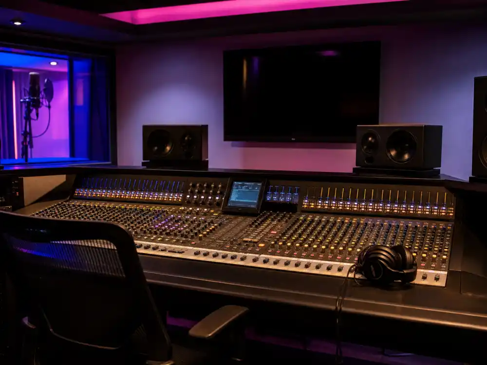 Hip-hop recording studio reflecting how old is Megan Thee Stallion career arc from Houston mixtapes to Grammy-winning rap superstardom