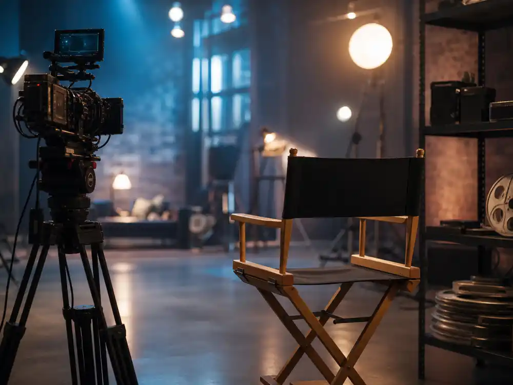 Film studio set reflecting how old is Natalie Portman career arc from child star breakout to Oscar-winning drama and blockbuster franchise dominance
