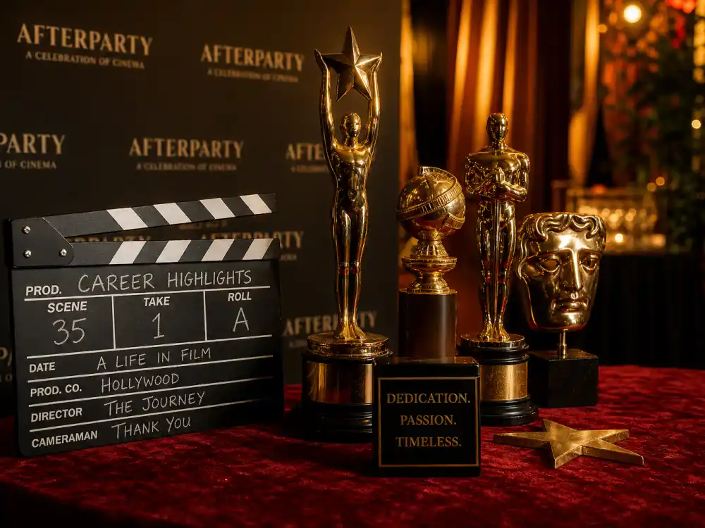 Film premiere display reflecting how old is Oscar Isaac at industry peak — Golden Globe milestones and blockbuster franchise dominance across four decades
