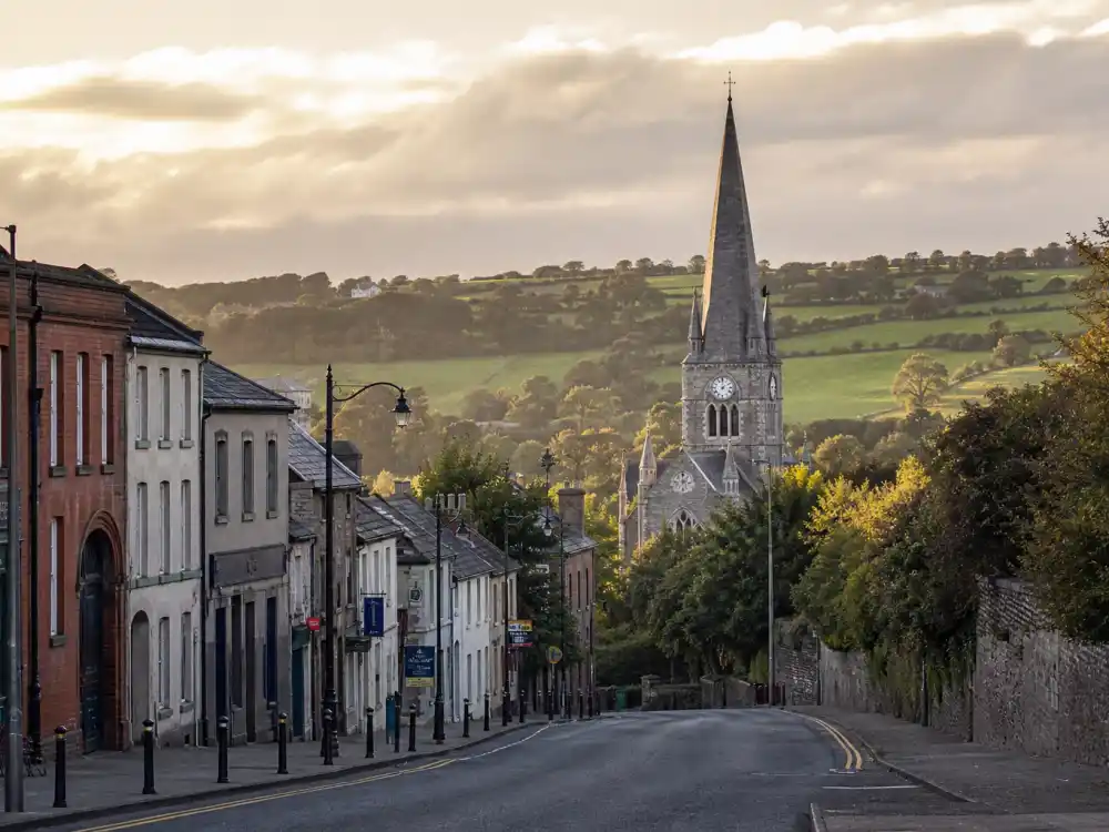 Maynooth County Kildare Ireland skyline evoking how old is Paul Mescal birthplace — the Irish town where Paul Mescal was born on February 2, 1996