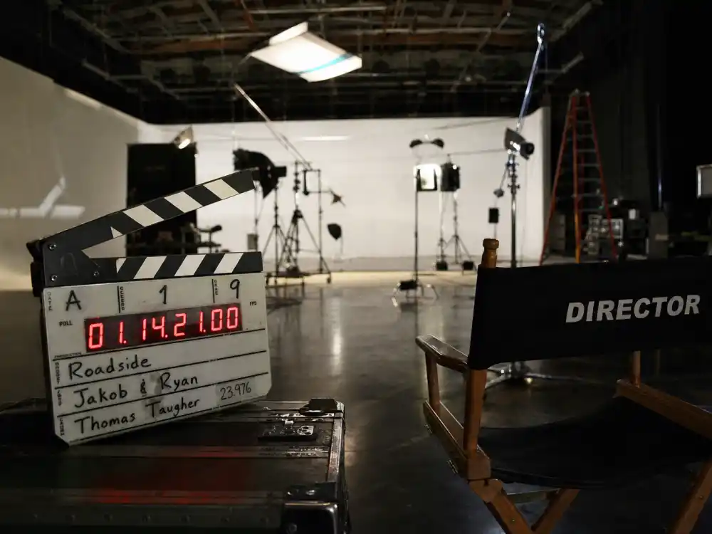 Film studio set reflecting how old is Ryan Gosling career arc from Mickey Mouse Club roots to Oscar-nominated blockbuster stardom