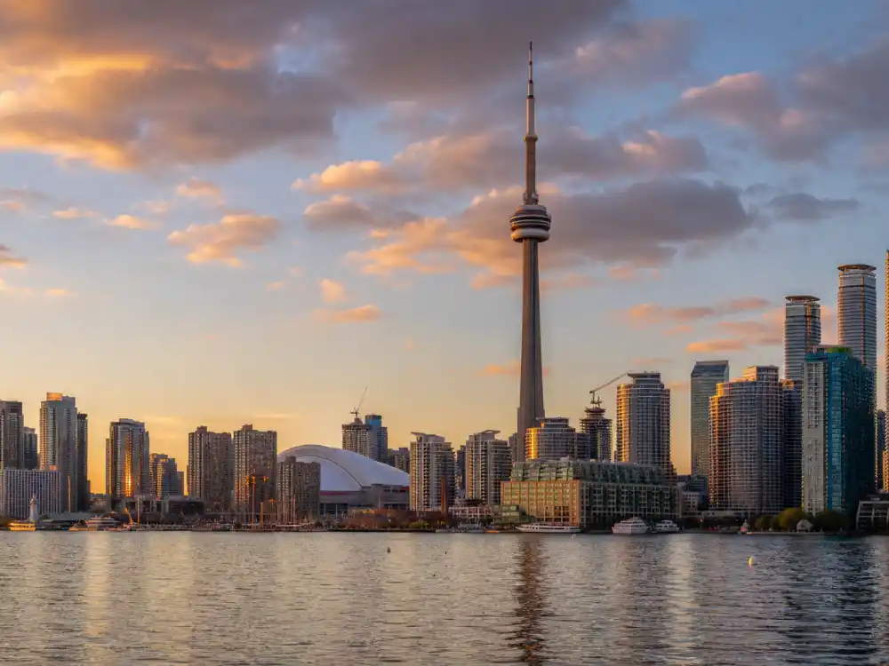 Toronto Canada skyline evoking how old is Shawn Mendes birthplace — the region where Shawn Peter Raul Mendes was born on August 8, 1998