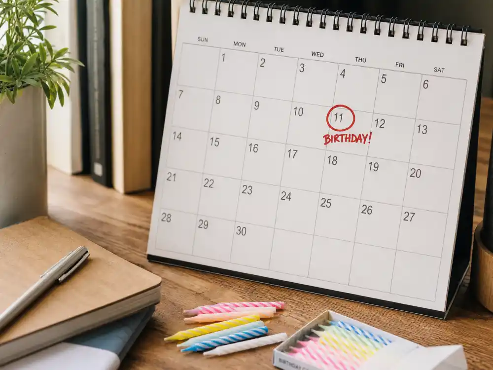 September 11 birthday calendar and candles marking how old is Taraji P Henson each year when fans celebrate her Virgo birth date