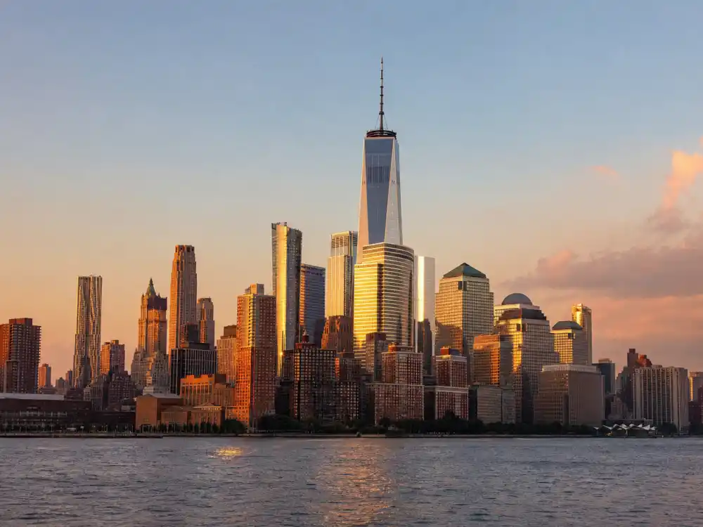 Manhattan New York City skyline evoking how old is Timothee Chalamet birthplace — the borough where Timothée Hal Chalamet was born on December 27, 1995