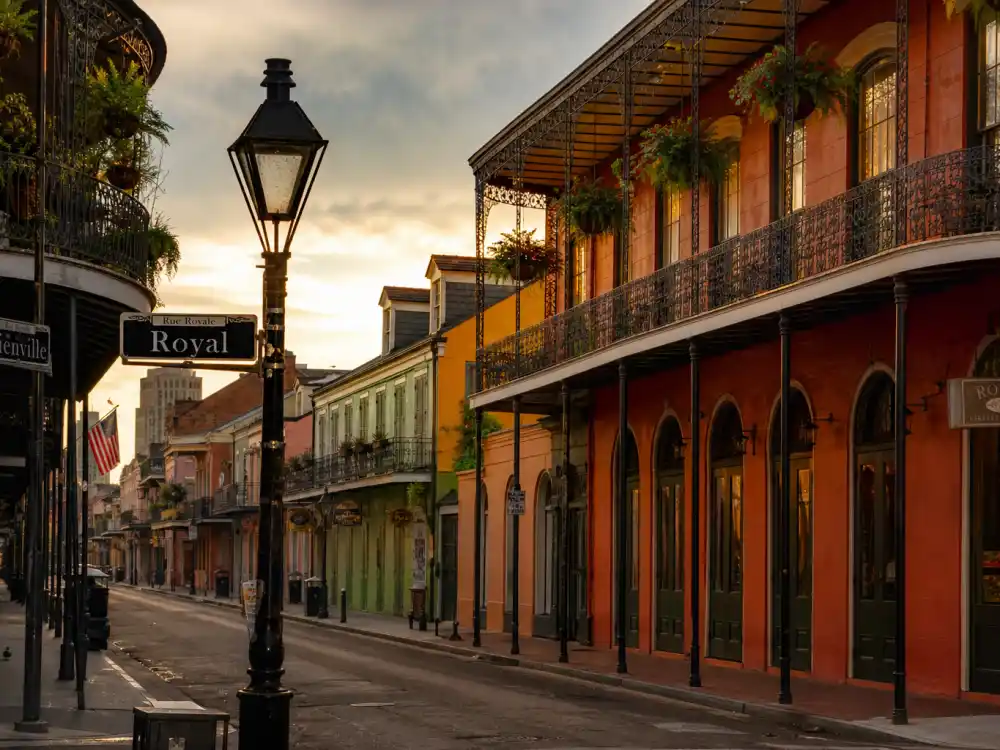 New Orleans French Quarter evoking how old is Tyler Perry birthplace — the Louisiana city where Tyler Perry was born on September 13, 1969