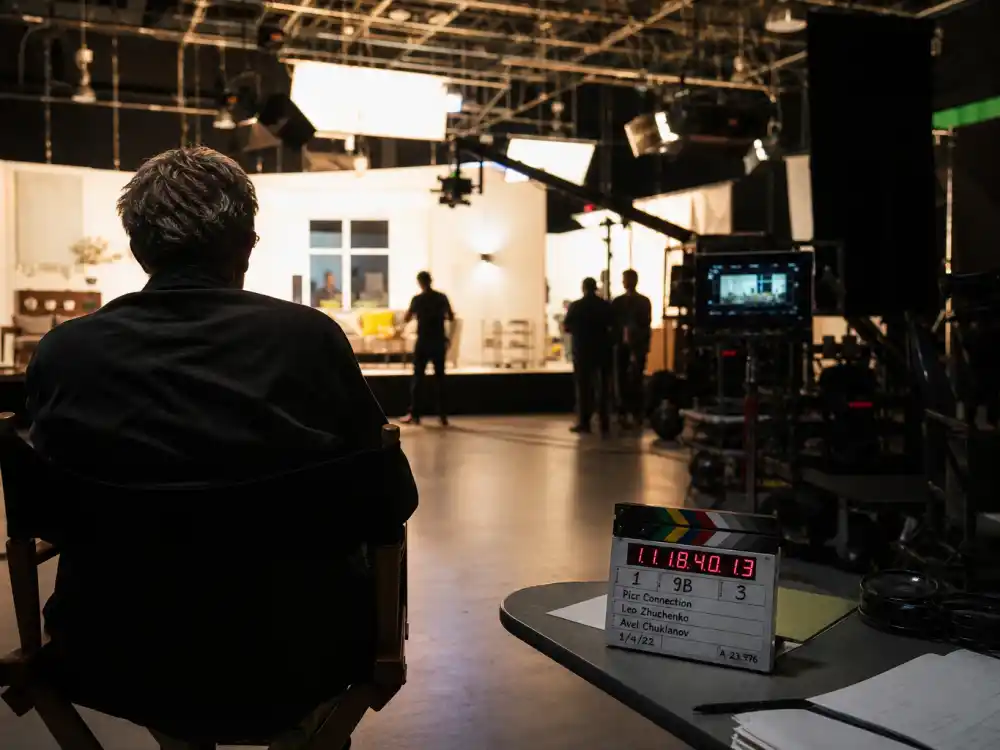 Film and television studio set reflecting how old is Will Smith career arc from 1990s sitcom breakout to blockbuster franchise dominance