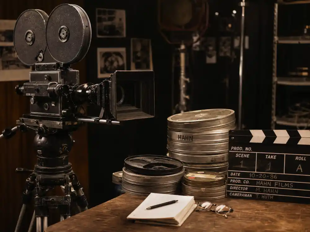 Vintage indie film production for Independent Spirit Awards explained — 16mm camera and film reels evoking the 1984 founding era of Film Independent