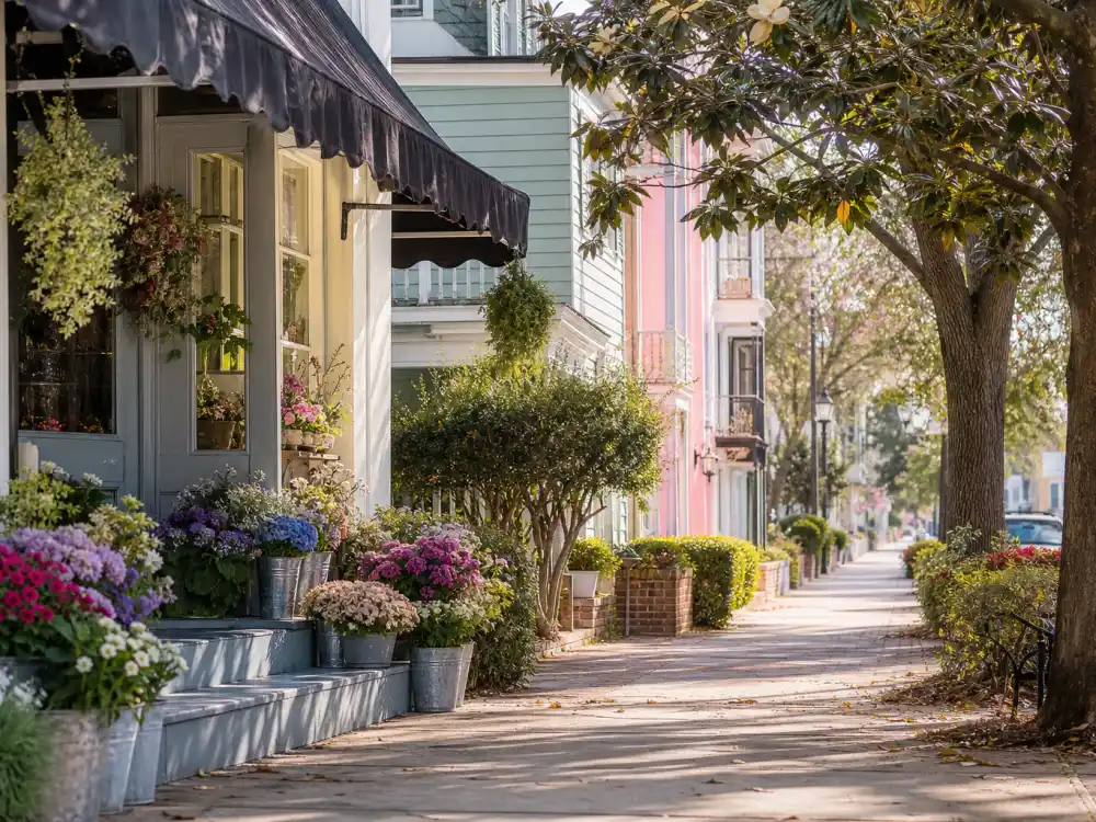 A Southern small-town café evoking Jamie Lynn Spears role as Noreen Fitzgibbons on Netflix Sweet Magnolias
