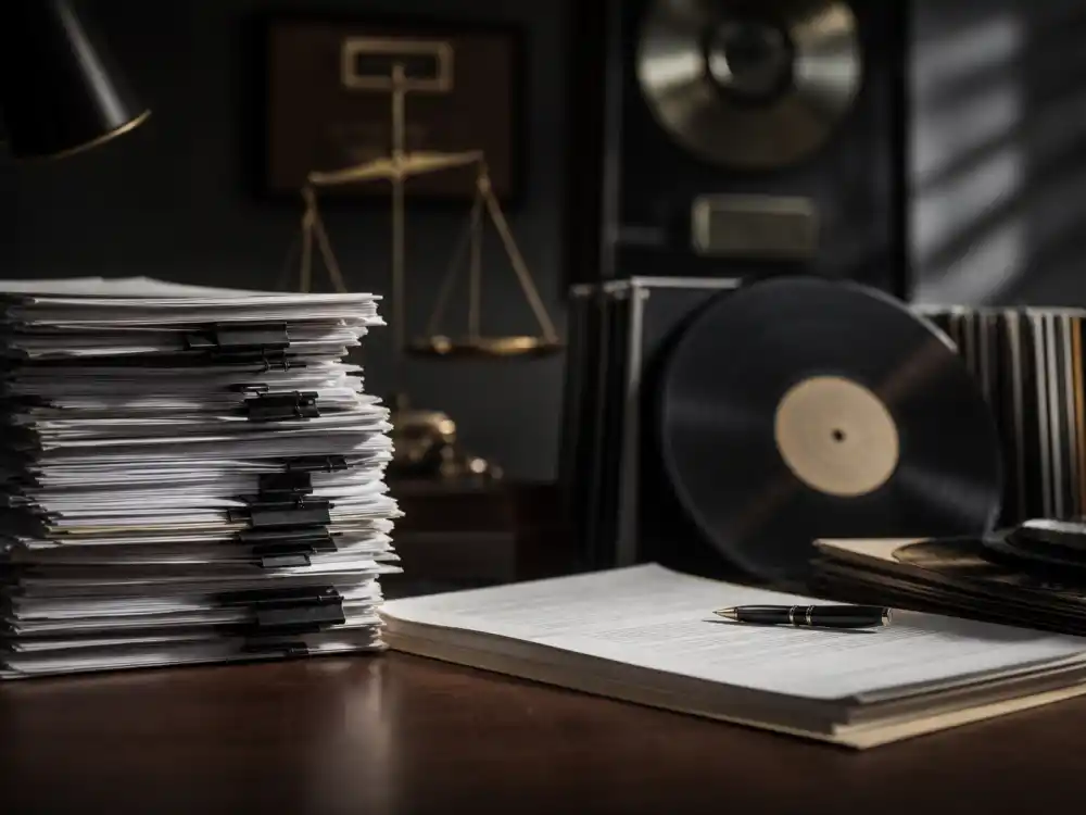Record contract paperwork for what happened to JoJo singer during Blackground label disputes