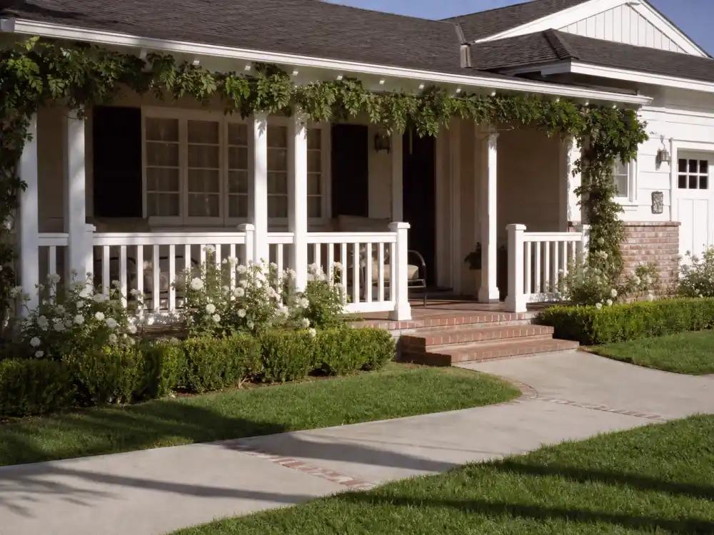 Sunny California suburban porch for where is Josh Peck now as Josh Nichols on Drake and Josh
