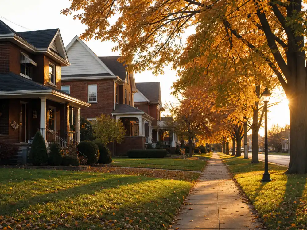 Belleville Illinois suburban street for what happened to Ken Bone before the viral red sweater fame