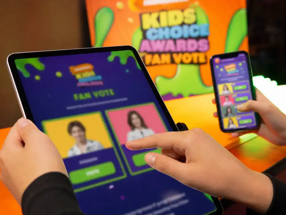 Fan voting tablets for Kids Choice Awards 2026 winners list categories when Nickelodeon opens the fall 2026 ballot at vote.kca.nick.com