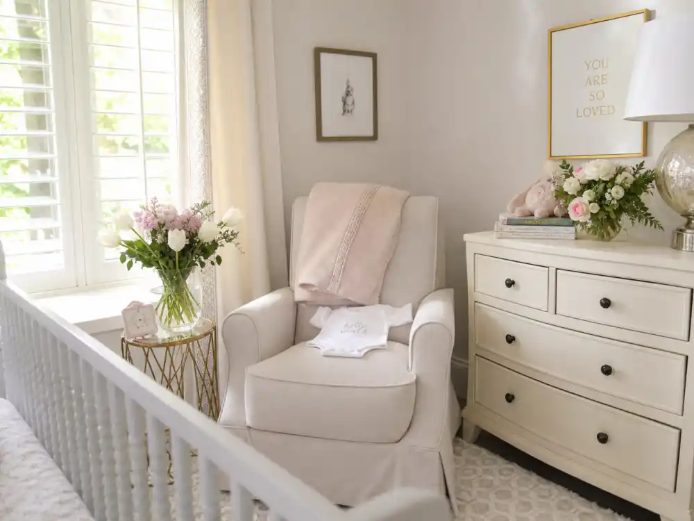 May 2019 nursery flowers for Psalm West in Kim Kardashian surrogate journey explained — verified May 9 2019 second gestational carrier birth per Us Weekly