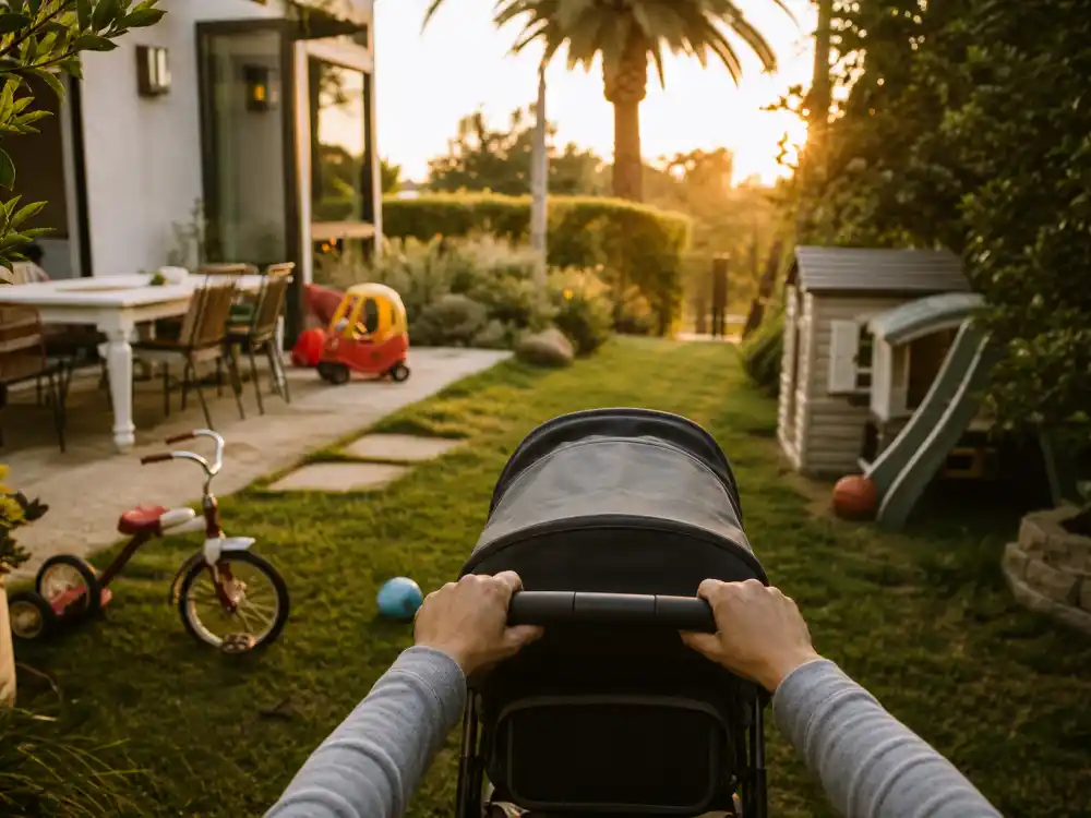 Los Angeles suburban backyard for where is Kyla Pratt now raising daughters with Danny Kilpatrick