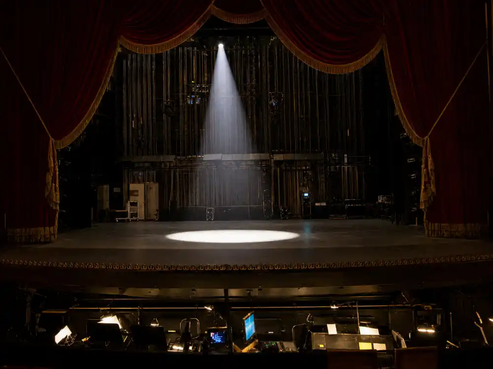 Broadway theater stage spotlight for Lalaine child actress debut in Les Misérables before Lizzie McGuire