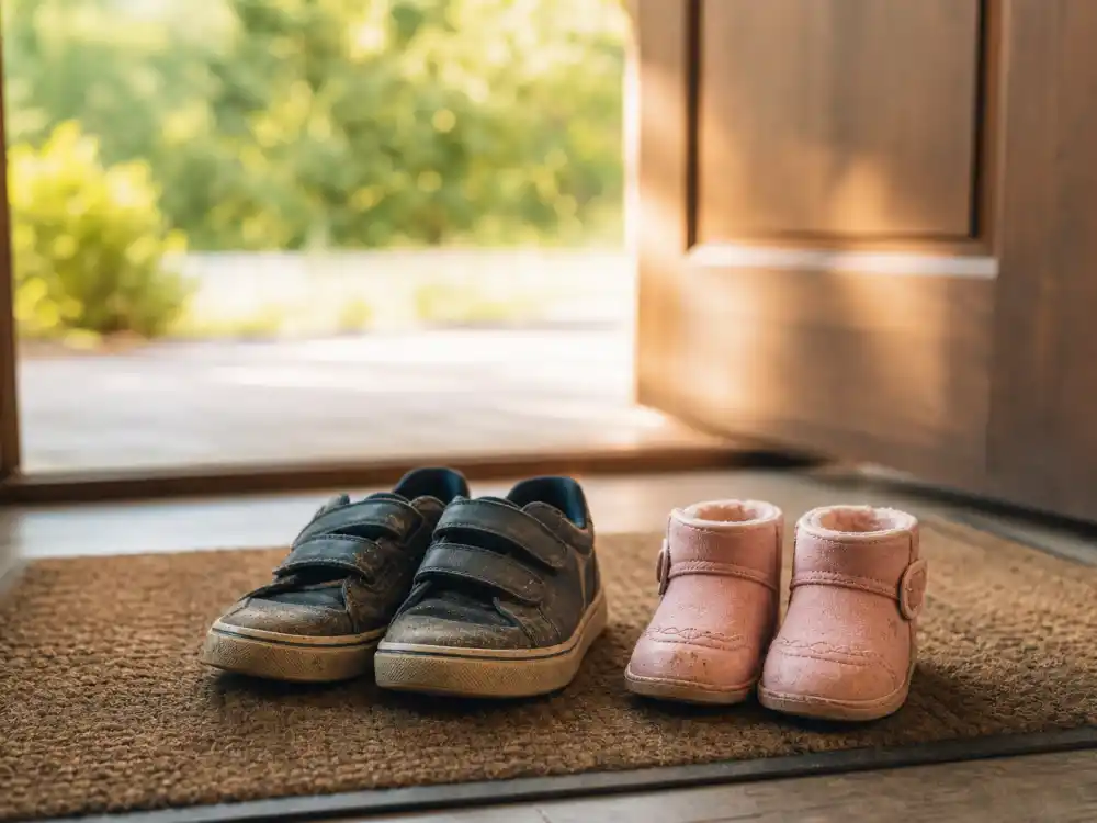 Big brother little sister shoes for Lea Michele baby announcement second child family — Ever Leo Reich and Emery Sol Reich household updates