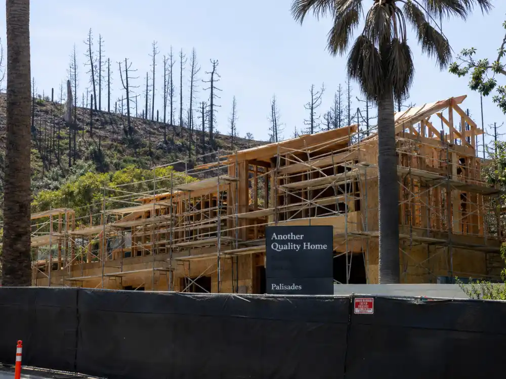 Pacific Palisades rebuild site for where is Leighton Meester now after January 2025 LA wildfires