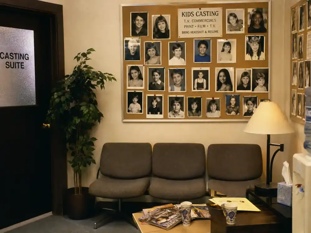 1990s Hollywood casting waiting room for where is Lindsey Shaw now before Nickelodeon child star fame