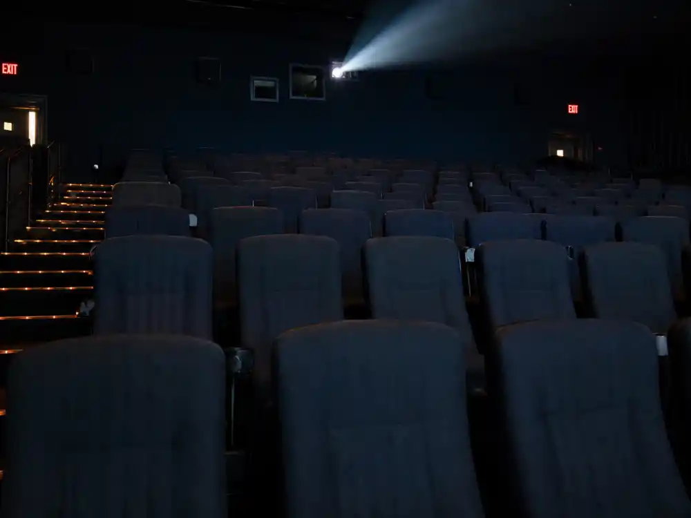 Empty movie theater for what happened to M Night Shyamalan critical falloff and box-office slump
