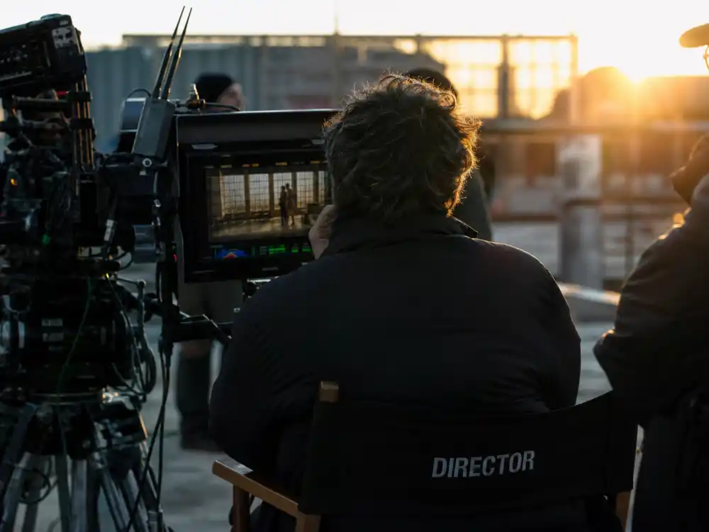 Modern film director on set for what happened to M Night Shyamalan now and his 2026 directing career