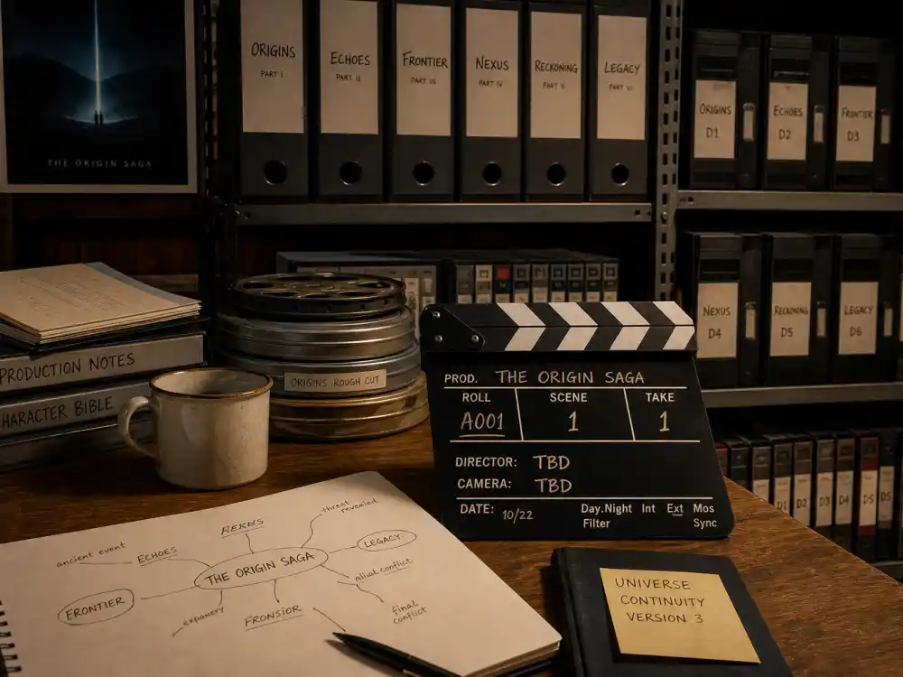 Film production binders for what happened to M Night Shyamalan Unbreakable Split Glass trilogy vision
