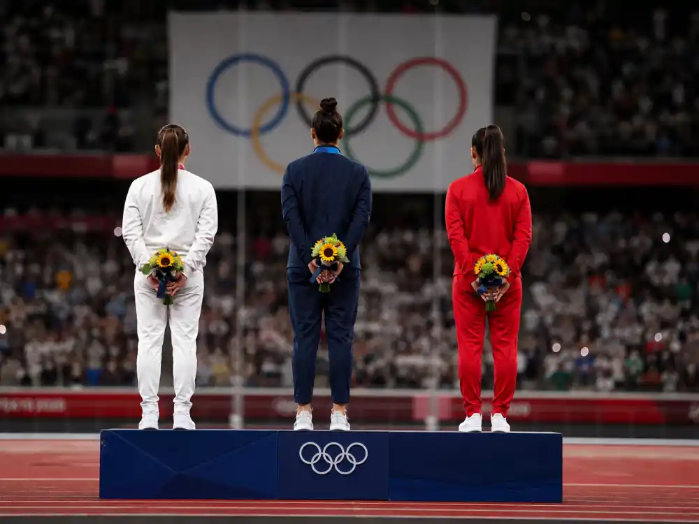 Sydney 2000 Olympic medal ceremony atmosphere tied to where is Marion Jones now track legacy
