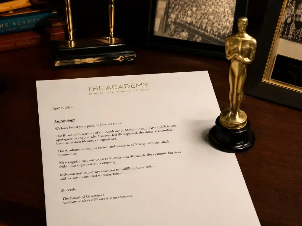 Academy formal apology letter context for the 1973 night when Marlon Brando declined Oscar and sent Sacheen Littlefeather to the stage
