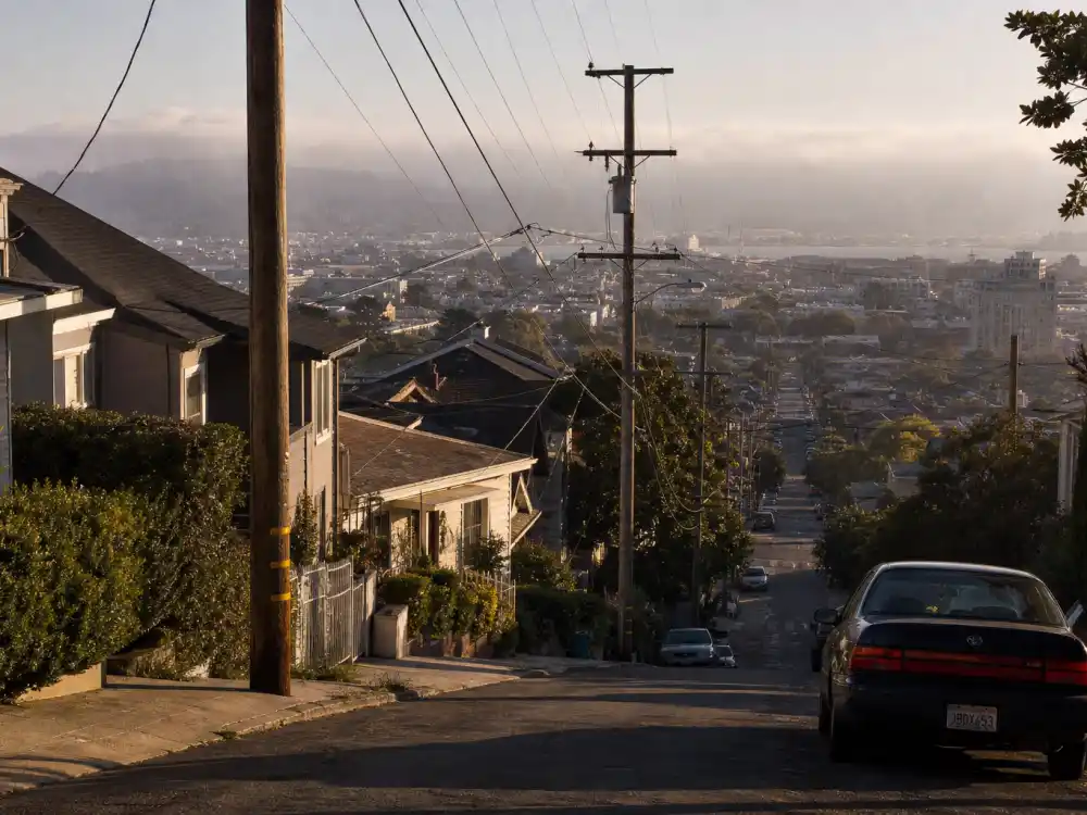 Oakland California streetscape for what happened to MC Hammer before U Can't Touch This fame