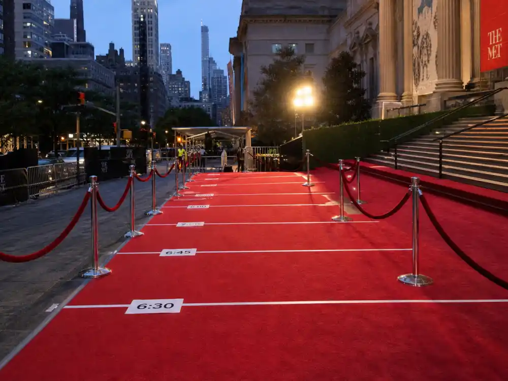 Red carpet arrival windows at the Met steps — Met Gala rules celebrities must follow include assigned time slots managed by Vogue and museum staff