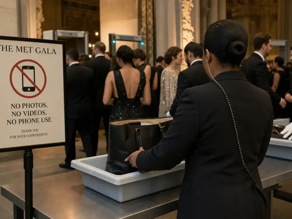 Met Gala rules celebrities must follow include a strict no-phones policy inside the museum — security checkpoint before the black-tie dinner