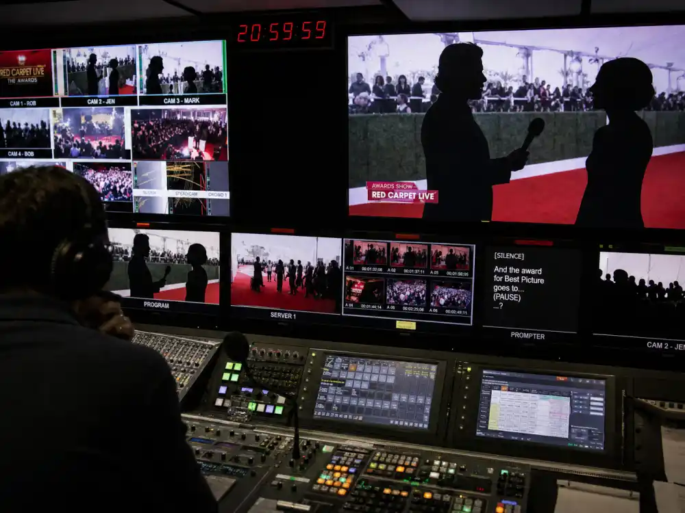 Control room monitors replay most awkward award show interviews because dead air and wrong questions spread faster than trophy speeches online
