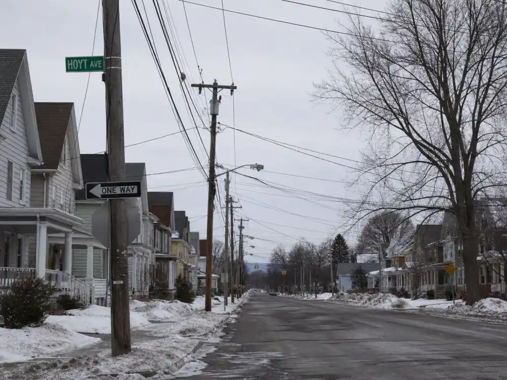 Utica upstate New York streetscape for where is Tiffany New York Pollard now before VH1 fame