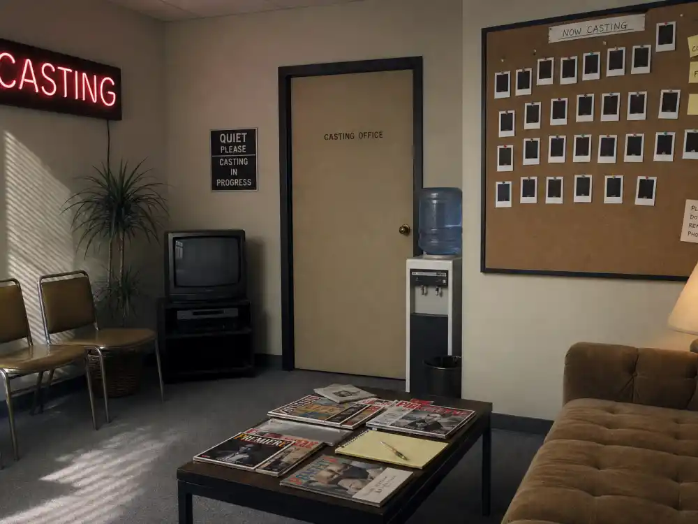 1980s Hollywood casting waiting room for Noah Hathaway child actor career before The NeverEnding Story