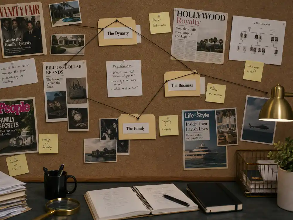 Cluster navigation cork board for Orlando Bloom Katy Perry Miranda Kerr co-parenting cross-link to co-parent hub 27314 blended 25843