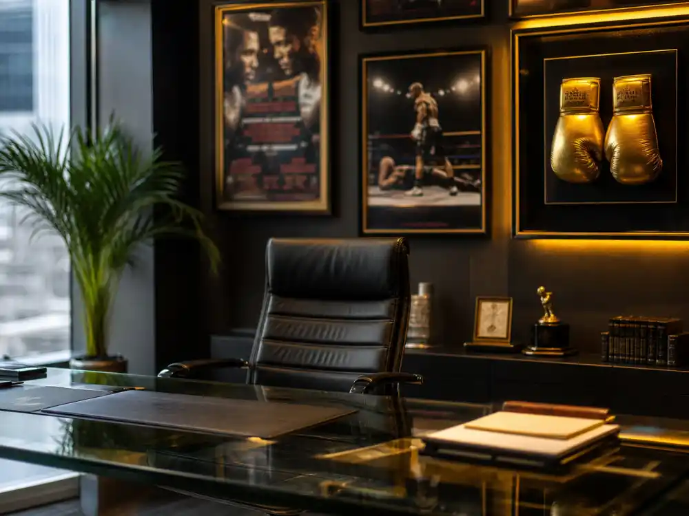 Golden Boy Promotions executive office for where is Oscar De La Hoya now as chairman and CEO in 2026