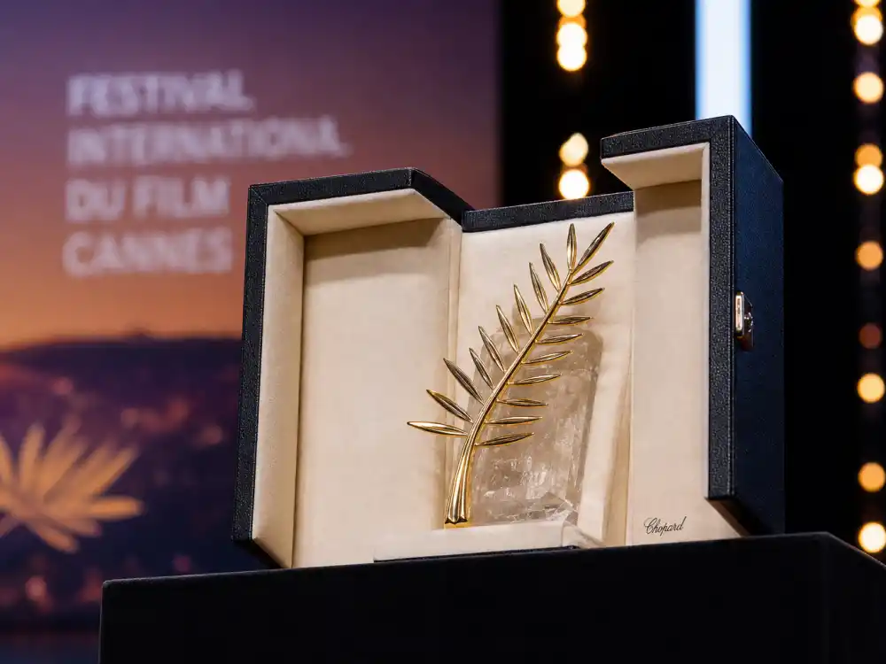 Golden Palme d'Or trophy close-up symbolizing every champion on the Palme d'Or winners list by year