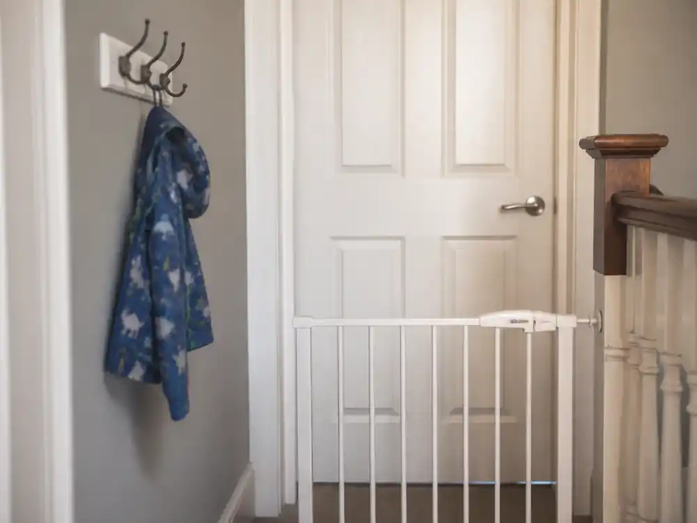 North West minors privacy gate for Pete Davidson Kim Kardashian co-parenting North home hallway editorial without identifiable faces