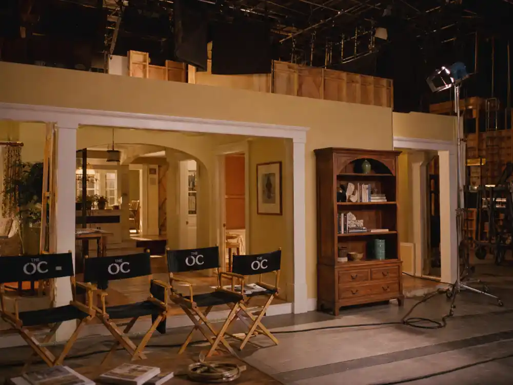 Empty 2000s teen drama TV set for where is Rachel Bilson now as Summer Roberts on The O.C.