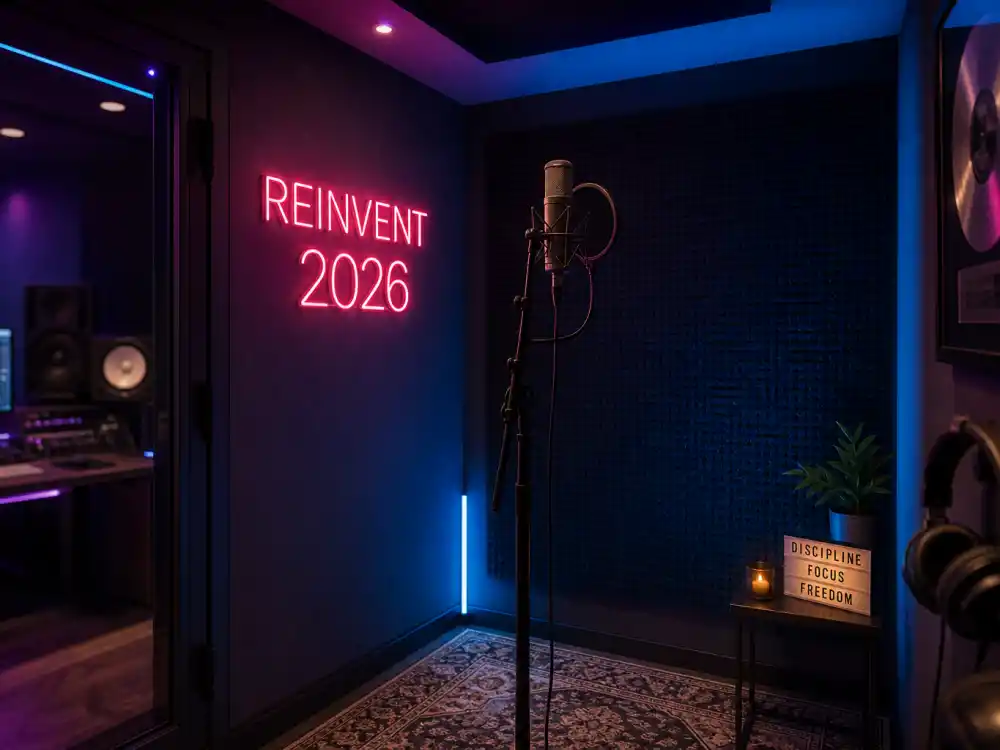 Modern pop vocal booth for what happened to Rebecca Black now in 2026 artist reinvention era