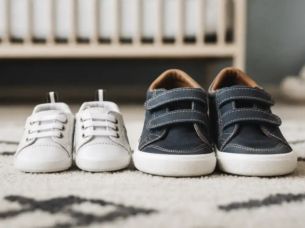 Two pairs of brothers shoes baby and toddler for Rihanna sons RZA and Riot Rose guide Mayers sibling spacing