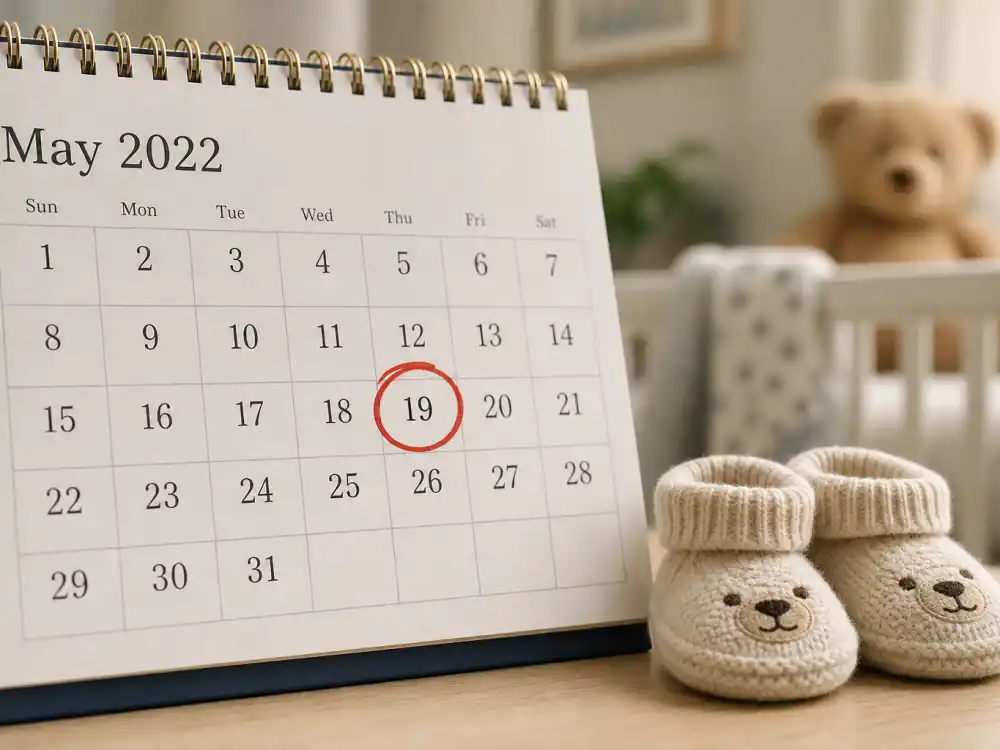 May 19 2022 calendar with baby booties for Rihanna sons RZA and Riot Rose guide — RZA Athelston Mayers birth date verified by People