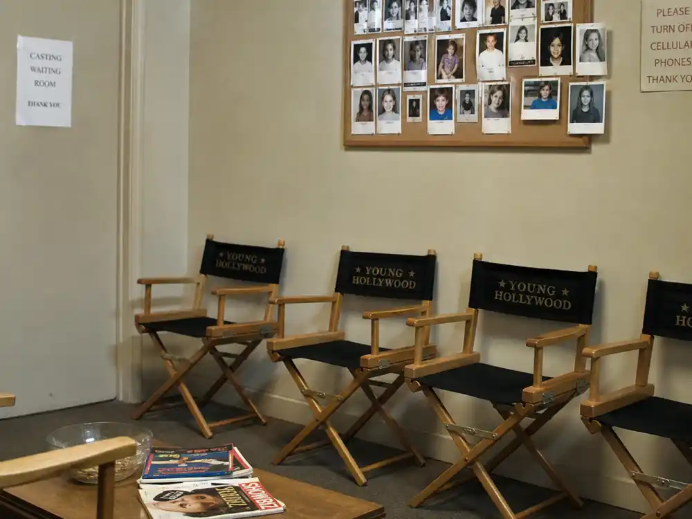 1990s Hollywood casting waiting room for Ross Bagley child actor career before The Fresh Prince