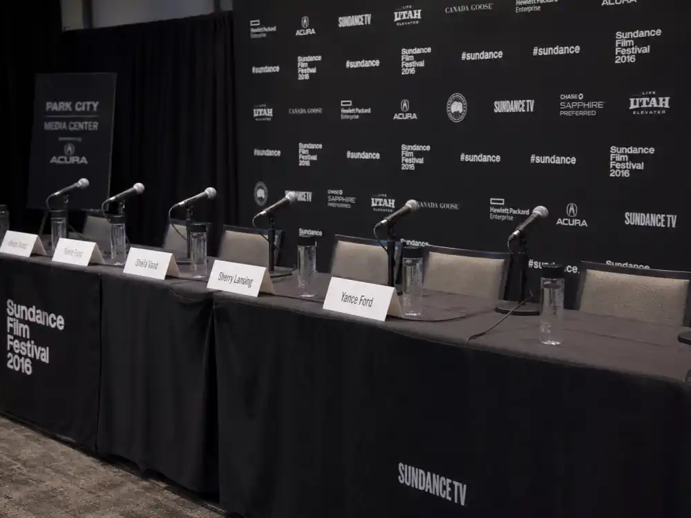 Festival press room where Sundance Film Festival 2026 winners were verified against the official Sundance.org release and trade reporting