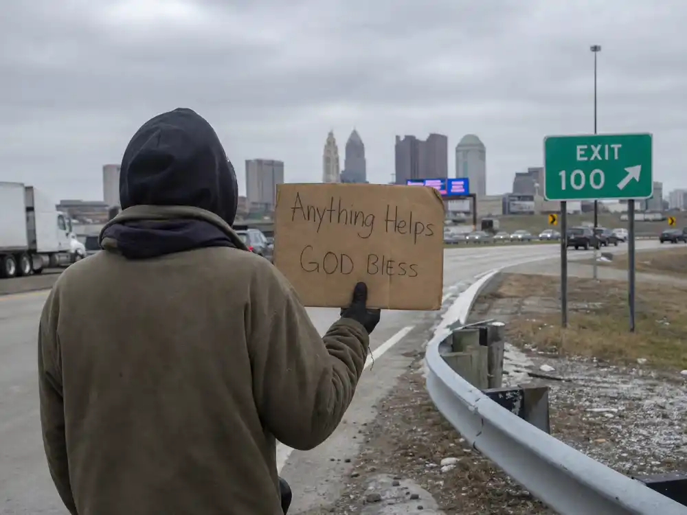 Columbus Ohio homeless era street scene for what happened to Ted Williams golden voice before viral fame