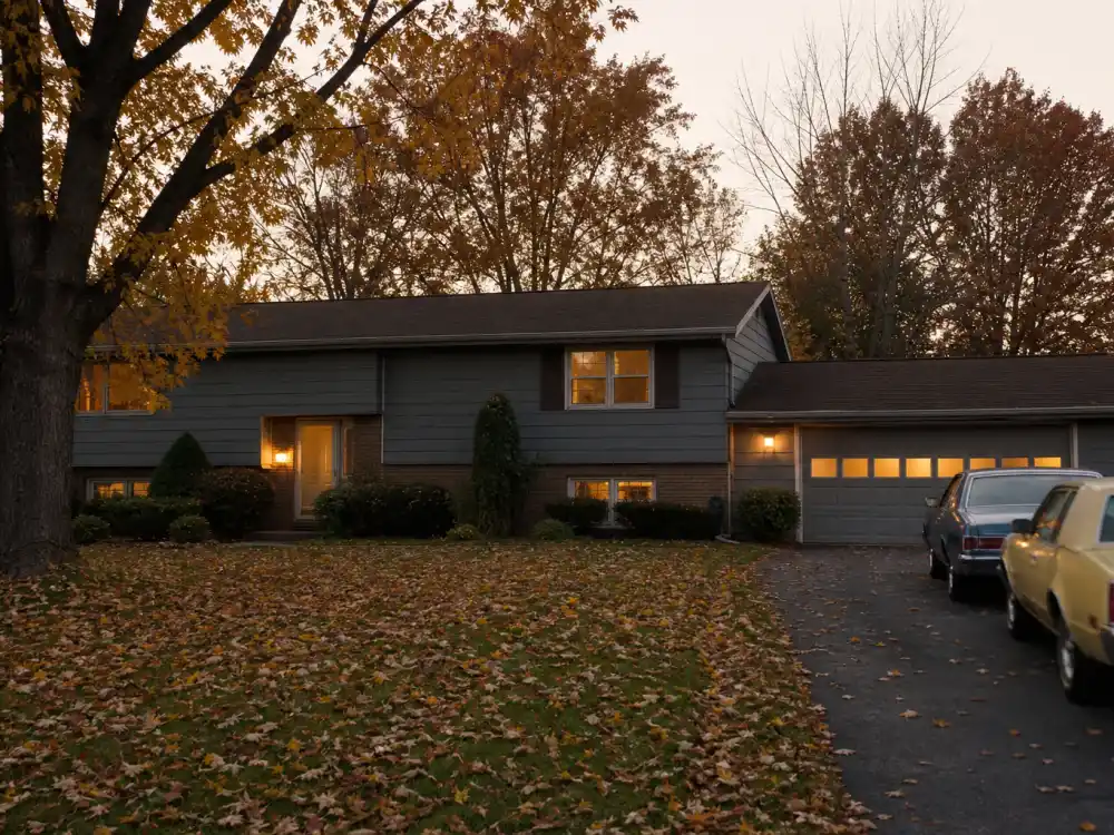 1970s Wisconsin suburban ranch home exterior representing Point Place in That 70s Show cast where are they now