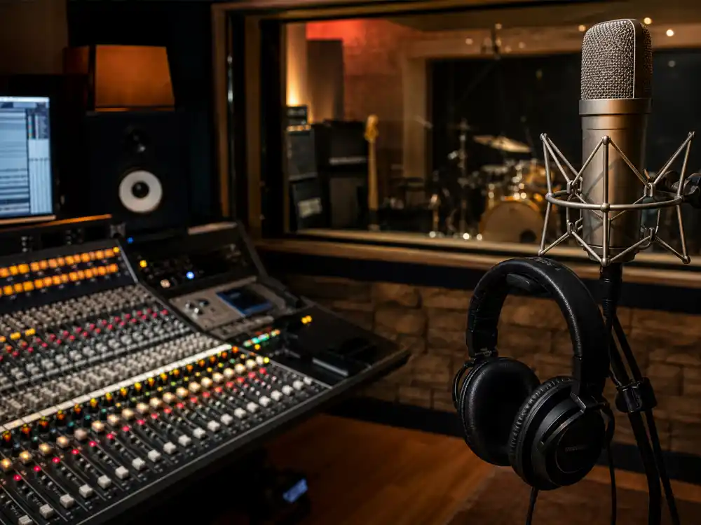 Professional recording studio setup reflecting The Weeknd age and birthday 2026 career arc from anonymous mixtapes to Grammy-winning global stardom in his mid-thirties