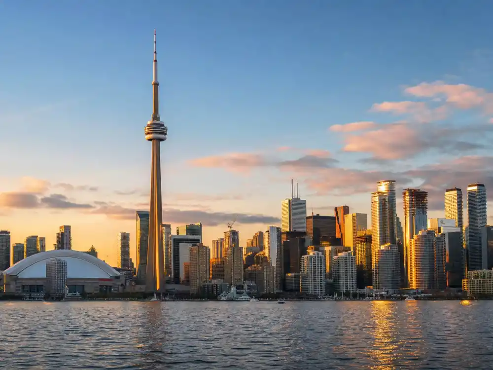 Toronto skyline evoking The Weeknd age and birthday 2026 birthplace — Toronto, Ontario where Abel Tesfaye was born February 16, 1990