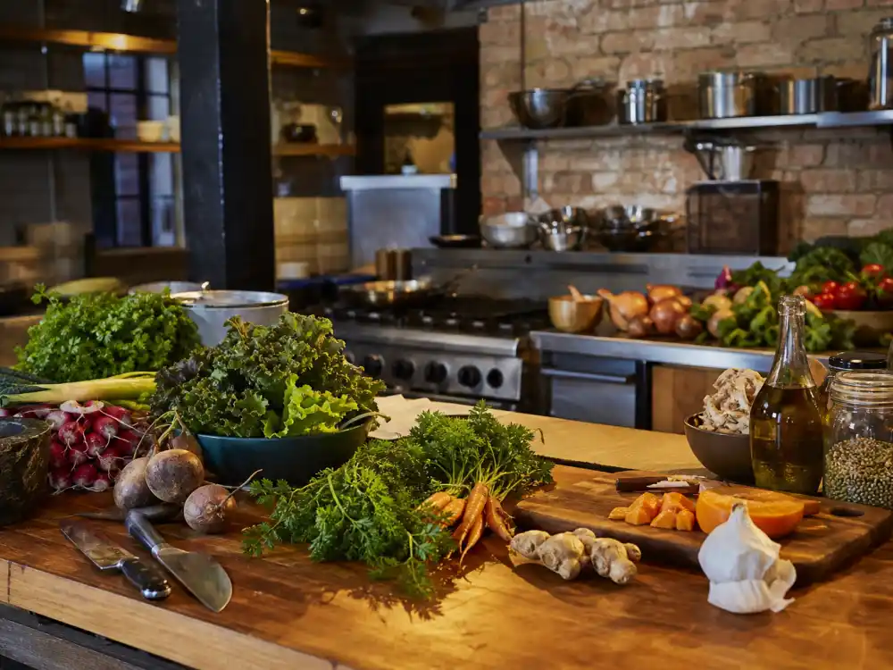Plant-based chef kitchen for Tom Holland lookalike siblings and family Sam Holland trained chef lane Jimmy Kimmel interview verified