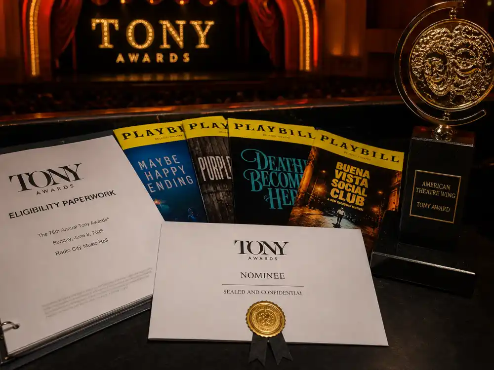 Tony Awards eligibility paperwork and Playbills for Tony Awards categories explained nomination rules and Broadway season cutoffs