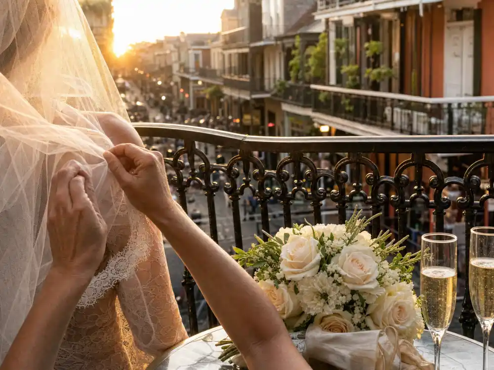 New Orleans French Quarter wedding mood for what happened to Trishelle Cannatella married life with John Hensz